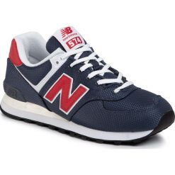 Sneakersy NEW BALANCE - ML574SCJ Granatowy. Niebieskie sneakersy męskie New Balance, na co dzień, bez wzorów, ze skóry ekologicznej, bez zapięcia. Za 349,00 zł.
