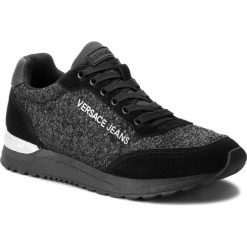 Sneakersy VERSACE JEANS - E0VSBSE1 70730 899. Czarne półbuty damskie Versace Jeans, z jeansu. W wyprzedaży za 379,00 zł.
