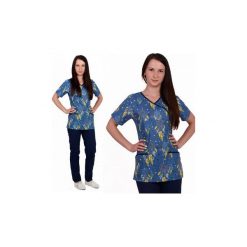Bluza Medyczna Damska Łapacze Snów W8 Xs. Białe bluzy damskie Puh Dkm, xs, bez wzorów, z materiału, bez rękawów, bez kaptura. Za 55,01 zł.