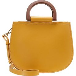 Torebki klasyczne damskie: Topshop TRILLY HANDLE CURVE TOTE Torebka yellow