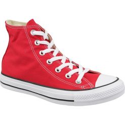 Converse Chuck Taylor All Star Hi M9621C trampki męskie czerwone 46,5. Czerwone trampki męskie Converse, bez wzorów, z tkaniny, retro, bez zapięcia. W wyprzedaży za 239,99 zł.