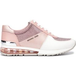 Michael Kors Allie Extreme Tenisówki Różowy Beżowy. Różowe trampki i tenisówki damskie Michael Kors, bez wzorów, ze skóry, bez zapięcia. Za 812,95 zł.