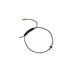 Bransoletka Lapis Lazuli Sznurek złoto. Niebieskie bransoletki damskie Brazi druse jewelry, z nylonu, z lazurytem, złote. Za 60,00 zł.