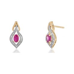 Wspaniałe Kolczyki - , Diament 0,053ct. Szare kolczyki damskie marki W.KRUK, z diamentem. Za 1590,00 zł.