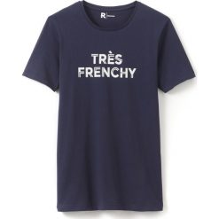 T-shirty męskie: T-shirt z okrągłym dekoltem i napisem z przodu