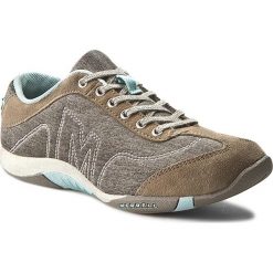 Półbuty MERRELL - Adire J274821C Brindle/C. Blue. Brązowe półbuty damskie skórzane marki Merrell, sportowe, na wysokim obcasie, na płaskiej podeszwie. W wyprzedaży za 199,00 zł.
