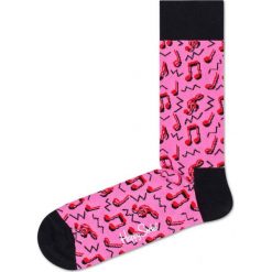 Happy Socks City Jazz Skarpetki Różowy. Różowe skarpetki damskie Happy Socks, bez wzorów, z elastanu. Za 47,95 zł.