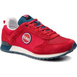 Sneakersy COLMAR - Travis Colors 010 Red/Deep Blue. Czerwone sneakersy męskie Colmar, bez zapięcia. Za 449,99 zł.