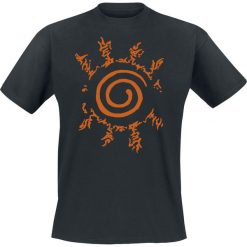 T-shirty męskie z nadrukiem: Naruto Shippuden - Seal T-Shirt czarny