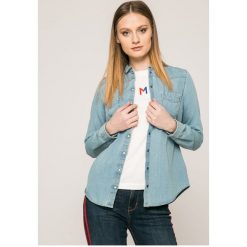 Review - Koszula. Niebieskie bez kategorii marki Review, s, z bawełny, casualowe, z długim rękawem. W wyprzedaży za 79,90 zł.