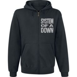 Bluzy męskie: System Of A Down Scribble Frame Bluza z kapturem rozpinana czarny