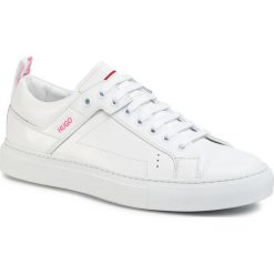 Sneakersy HUGO - Mayfair DetLow Cut-C 50418933 10201909 01 Open White 123. Białe półbuty damskie HUGO, ze skóry. Za 849,00 zł.