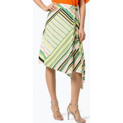 Apriori - Spódnica damska, żółty. Żółte spódniczki damskie Apriori, w paski, eleganckie, asymetryczne. Za 349,95 zł.