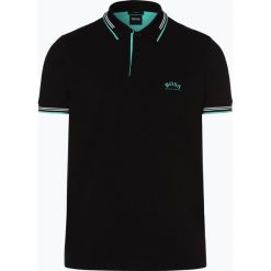 BOSS Athleisure - Męska koszulka polo – Paul Curved, czarny. Czarne koszulki męskie BOSS Athleisure, m, bez wzorów, sportowe, bez rękawów. Za 399,95 zł.