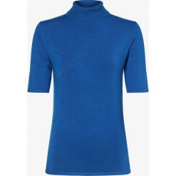 S.Oliver BLACK LABEL - Sweter damski, niebieski. Niebieskie swetry damskie s.Oliver BLACK LABEL, s, bez wzorów, z krótkim rękawem. Za 129,95 zł.