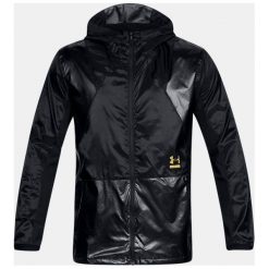 Kurtki sportowe męskie: Under Armour Kurtka męska Perpetual Full Zip czarna r. S (1306388-001)
