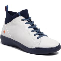 Sneakersy SOFTINOS - Bielsof P900549007 White/Navy. Białe półbuty damskie Softinos, ze skóry. W wyprzedaży za 309,00 zł.