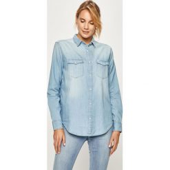 Lee - Koszula. Niebieskie bluzki damskie Lee, s, z bawełny, casualowe. W wyprzedaży za 129,90 zł.