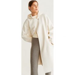 Mango - Płaszcz Juliana. Białe kurtki damskie Mango, s, bez wzorów, z poliesteru. Za 599,90 zł.