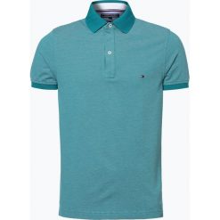 Tommy Hilfiger - Męska koszulka polo, zielony. Szare koszulki polo marki TOMMY HILFIGER, z bawełny. Za 249,95 zł.