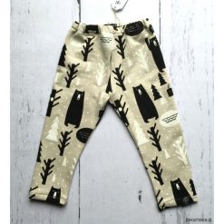 Legginsy dziewczęce: Legginsy w zimowe misie