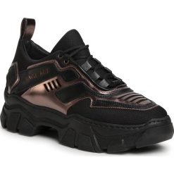 Sneakersy RAGE AGE - RA-02-02-000049 636. Czarne półbuty damskie Rage Age, na co dzień, bez wzorów, ze skóry, bez obcasa, na koturnie, bez zapięcia. Za 569,00 zł.