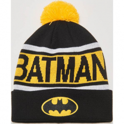 Czapka z pomponem Batman - Czarny. Czarne czapki męskie House, z motywem z bajki. Za 49,99 zł.