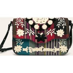 Desigual - Torebka. Listonoszki damskie Desigual, w paski, z bawełny, małe. W wyprzedaży za 179,90 zł.