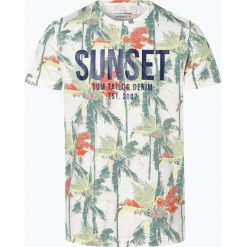Tom Tailor Denim - T-shirt męski, biały. Białe t-shirty męskie TOM TAILOR DENIM, s, bez wzorów, z denimu, bez kołnierzyka. Za 79,95 zł.