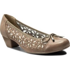 Półbuty ARA - 12-33610-05 Taupe/Silber. Pomarańczowe półbuty damskie ara, z aplikacjami, ze skóry, eleganckie, bez obcasa, na obcasie, bez zapięcia. W wyprzedaży za 289,00 zł.
