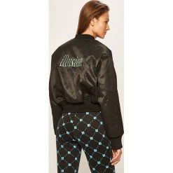 Local Heroes - Kurtka bomber. Czarne kurtki damskie LOCAL HEROES, s, bez wzorów, z bawełny, krótkie, bez kaptura. Za 389,90 zł.