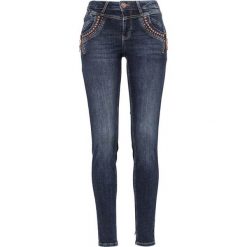 PULZ Dżinsy Carmen Highwaist Skinny denim blue female niebieski W32/L30. Niebieskie jeansy damskie PULZ, l, bez wzorów, z denimu, klasyczne, z podwyższonym stanem. Za 629,00 zł.