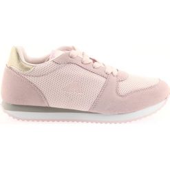 Buty sportowe Lt.pink American Club FH10. Różowe buty sportowe damskie American CLUB, bez wzorów, z syntetyku, sportowe, trekkingowe. W wyprzedaży za 99,00 zł.