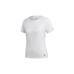 T-shirty z krótkim rękawem adidas Koszulka Run. Białe koszulki damskie marki Adidas, s, bez wzorów, bez kołnierzyka. Za 99,95 zł.