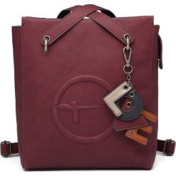 Tamaris plecak damski Fee Backpack 3204192, burgundowy. Czerwone plecaki damskie Tamaris, bez wzorów, ze skóry. Za 279,00 zł.