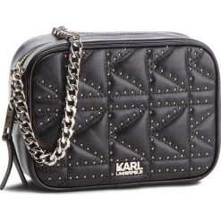 Torebka KARL LAGERFELD - 86KW3014 Black/Nickel. Czarne torebki klasyczne damskie marki KARL LAGERFELD, bez wzorów, ze skóry, eleganckie, bez dodatków. Za 1119,00 zł.