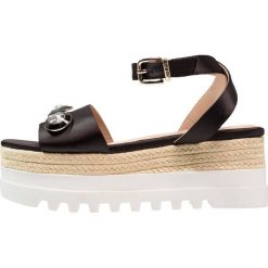 Sandały damskie: Liu Jo Jeans PLATFORM CINT PAVONE Sandały na platformie nero