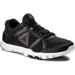 Buty Reebok - Yourflex Train 10 Mt BS9882 Black/White/Alloy. Czarne buty fitness męskie marki Reebok, z materiału, reebok yourflex. W wyprzedaży za 179,00 zł.