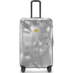 Walizka Icon duża srebrna. Szare walizki Crash Baggage, bez wzorów, wakacyjne. Za 1290,00 zł.