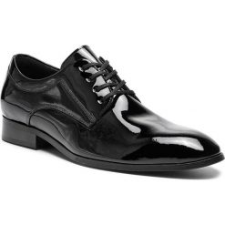 Półbuty WOJAS - 9005-31 Czarny. Czarne buty wizytowe męskie Wojas, bez wzorów, ze skóry, klasyczne, bez zapięcia. W wyprzedaży za 279,00 zł.