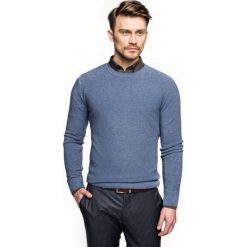 Sweter cilian półgolf niebieski. Niebieskie swetry męskie marki Recman, m, bez wzorów, z golfem, bez kaptura. Za 149,90 zł.