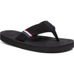 Japonki U.S. POLO ASSN. - Zante1 EGADI4111S9/T2 Blk. Czarne klapki męskie U.S. Polo Assn., bez wzorów, z tworzywa sztucznego. Za 129,00 zł.