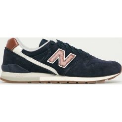New Balance - Buty CM996BA. Niebieskie sneakersy męskie New Balance, ze skóry, na sznurówki. Za 399,90 zł.