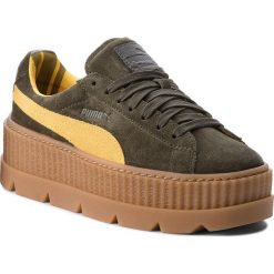 Sneakersy PUMA - Cleated CreeperSuede 366268 01 Rosin/Lemon/Vanilla Ice. Zielone sneakersy damskie Puma, z materiału. W wyprzedaży za 409,00 zł.