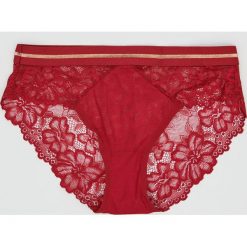 Majtki hipster - Bordowy. Czerwone majtki damskie Sinsay, s. Za 9,99 zł.