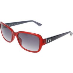 Okulary przeciwsłoneczne "GU7474" w kolorze bordowym. Czerwone okulary przeciwsłoneczne damskie marki Hugo Boss, Valentino, Guess, wakacyjne. W wyprzedaży za 169,95 zł.