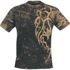 Outer Vision Marble Tattoo T-Shirt czarny. Czarne t-shirty męskie marki Outer Vision, xl, z klasycznym kołnierzykiem. Za 121,90 zł.