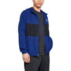 Under Armour Sportstyle Kurtka Niebieski. Niebieskie płaszcze męskie Under Armour, na wiosnę, l, bez wzorów, z poliesteru, bez kaptura. Za 274,95 zł.