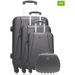 Walizki: Walizki (4 szt.) „Lanzarote” w kolorze czarnym