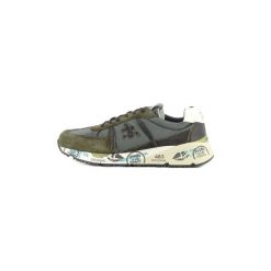 Buty Premiata MASE. Zielone trampki męskie Premiata, bez wzorów, bez zapięcia. Za 765,34 zł.